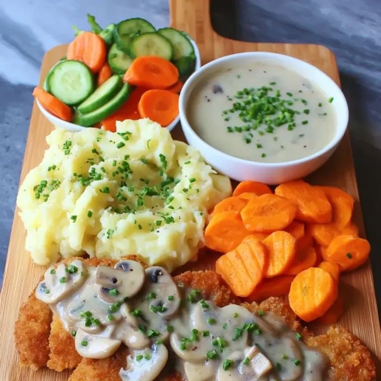 Creamy Mushroom Rahmschnitzel Recipe
