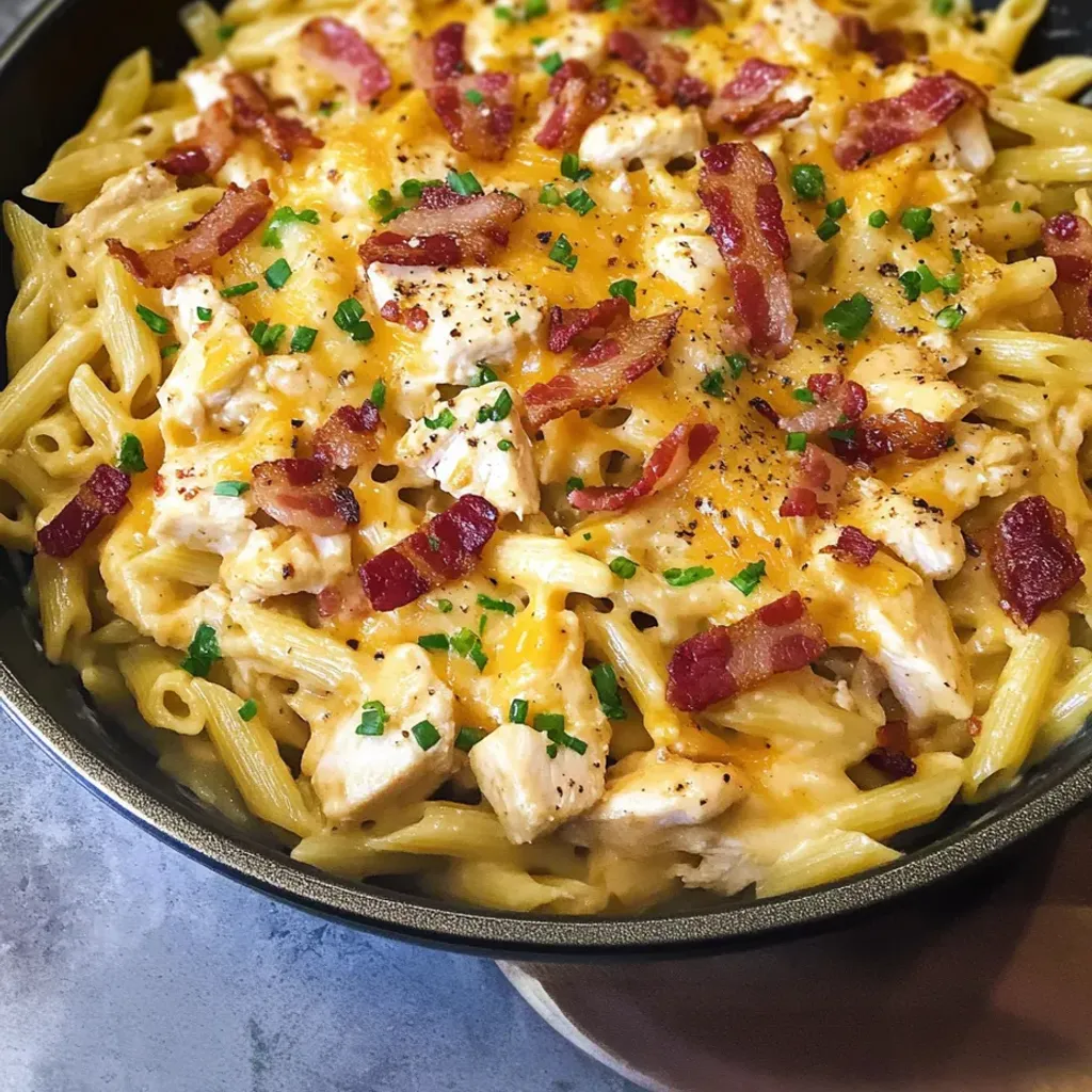 Creamy Ranch Bacon Chicken Pasta: Easy One-Pan Recipe