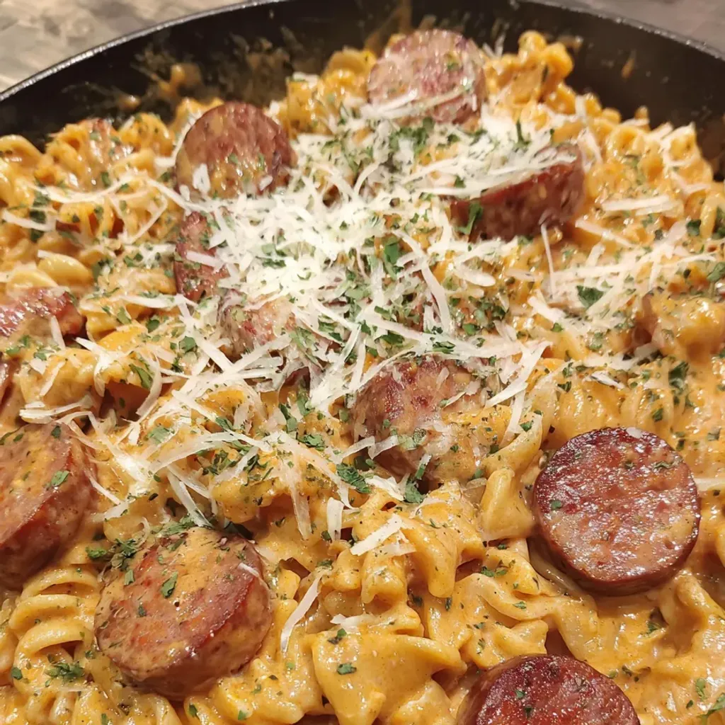 Creamy Smoked Sausage Pasta Recipe