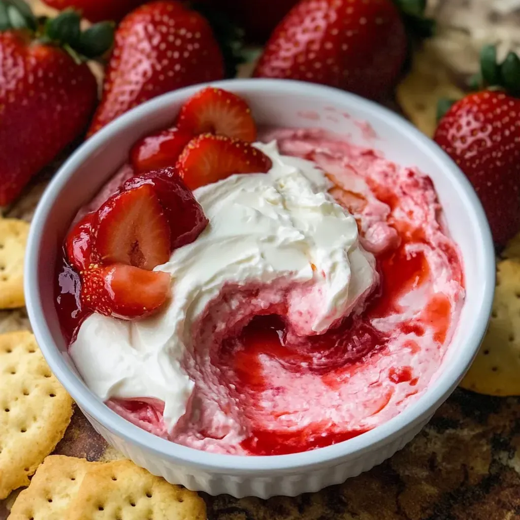 Creamy Strawberry Cheesecake Dip: Easy Recipe
