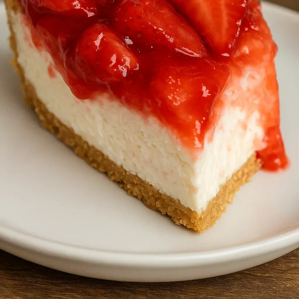 Creamy Strawberry Pie with Cheese - Delicious Recipe