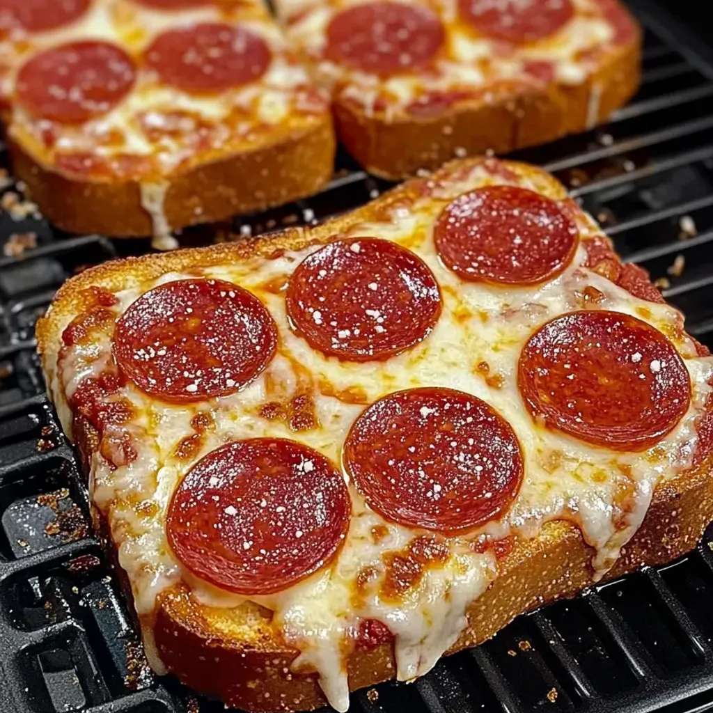 Crispy Air Fryer Pizza Toast Recipe
