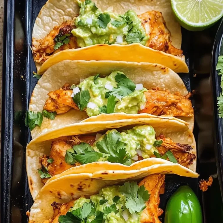 Crispy Poblano Chicken Tacos: Avocado-Jalapeño Salsa Recipe