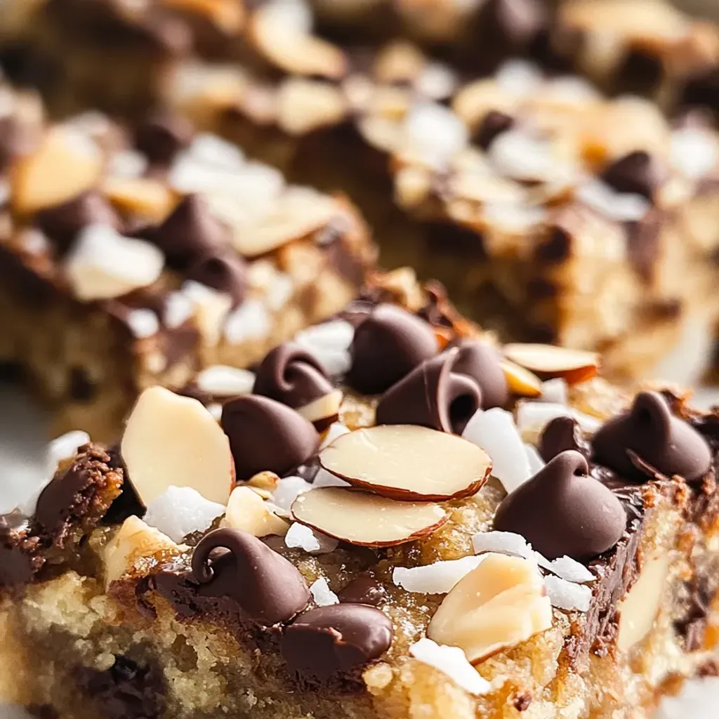 Decadent Almond Joy Cookie Bars Recipe