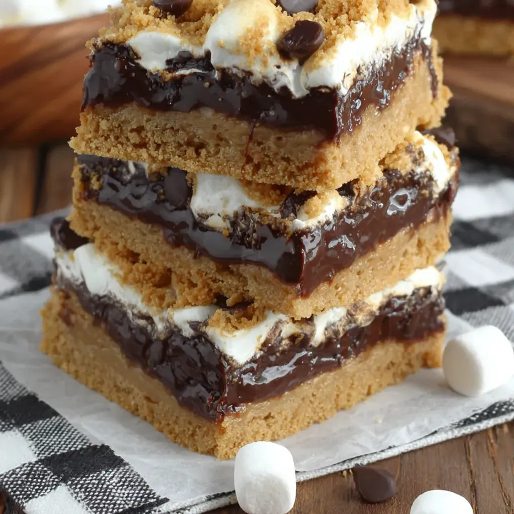 Decadent Baked S'mores Bars Recipe