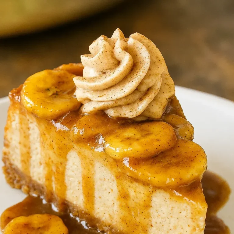 Decadent Bananas Foster Cheesecake Recipe