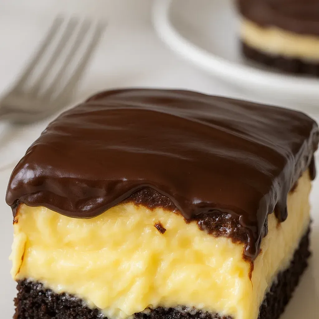 Decadent Boston Cream Poke Cake Recipe