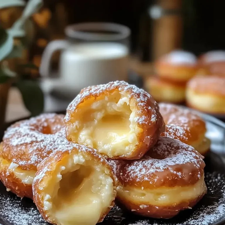 Decadent Cheese-Filled Donuts