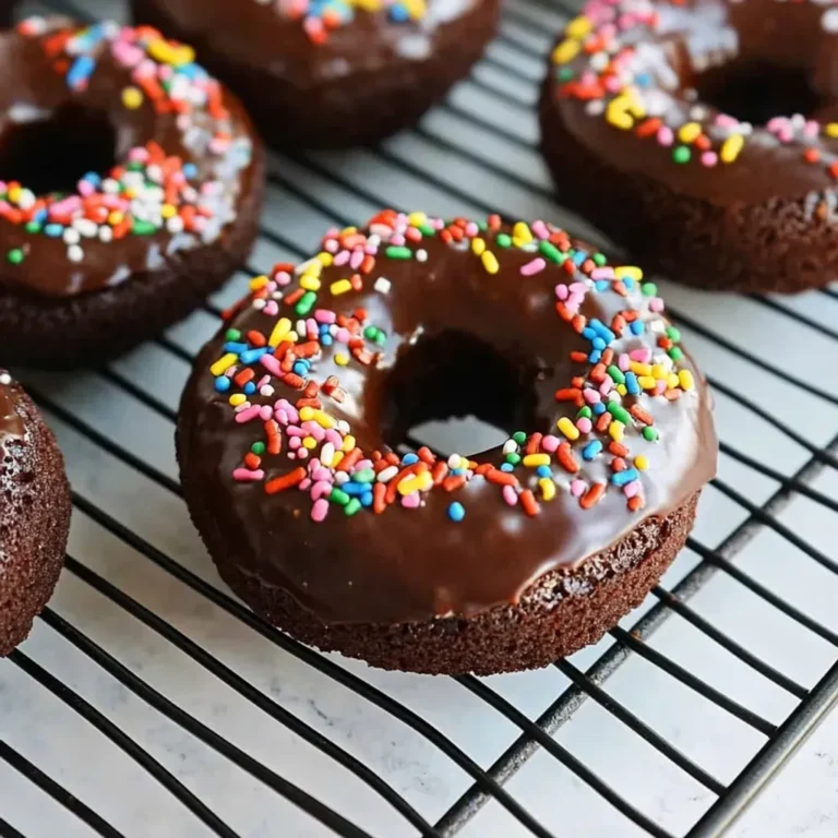 Decadent Chocolate Baked Donuts