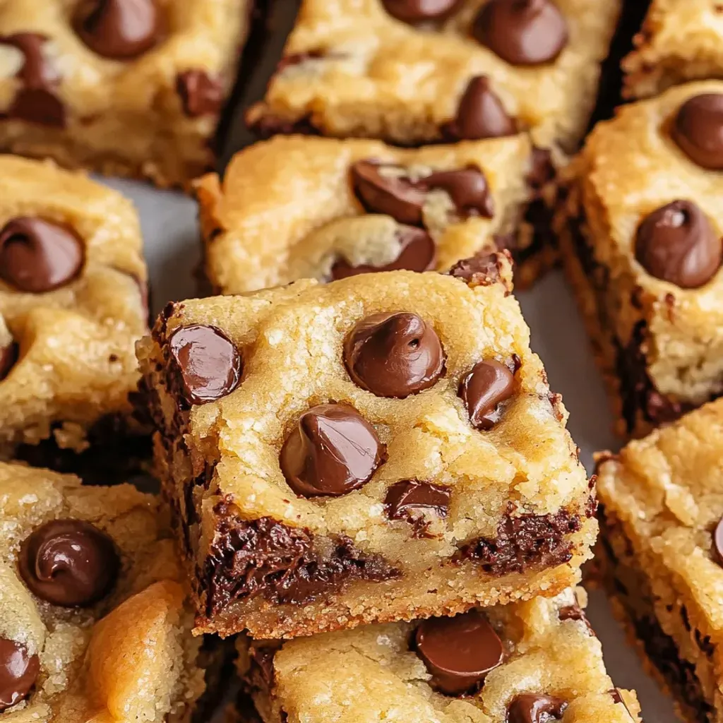 Decadent Chocolate Chip Cookie Bars Recipe