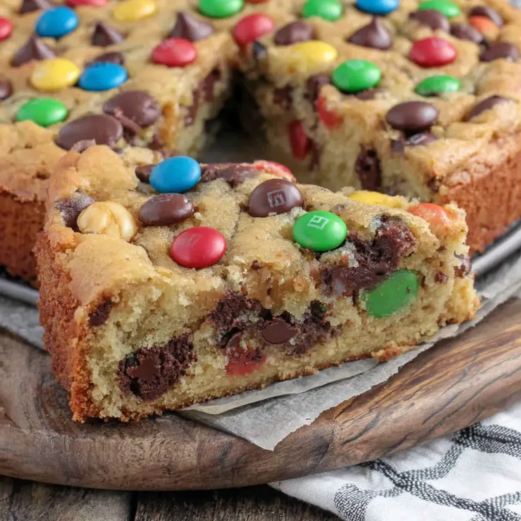 Decadent Chocolate Chip Cookie Cake - Easy Recipe