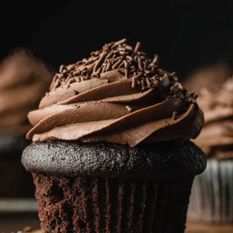 Decadent Chocolate Cupcakes with Rich Chocolate Buttercream