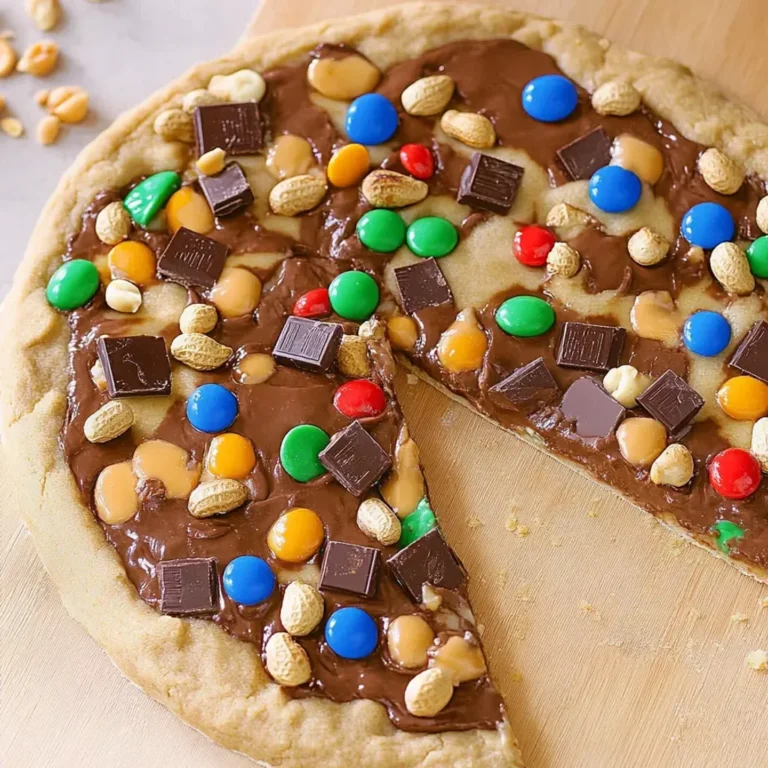Decadent Chocolate Peanut Butter Dessert Pizza