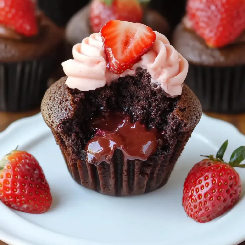 Decadent Chocolate Strawberry Cupcakes for Sweet Indulgence