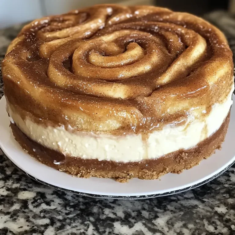 Decadent Cinnamon Roll Cheesecake Recipe