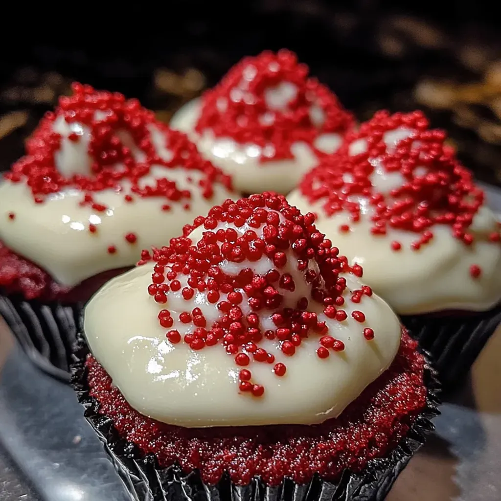Decadent Cookies & Cream Red Velvet Bites