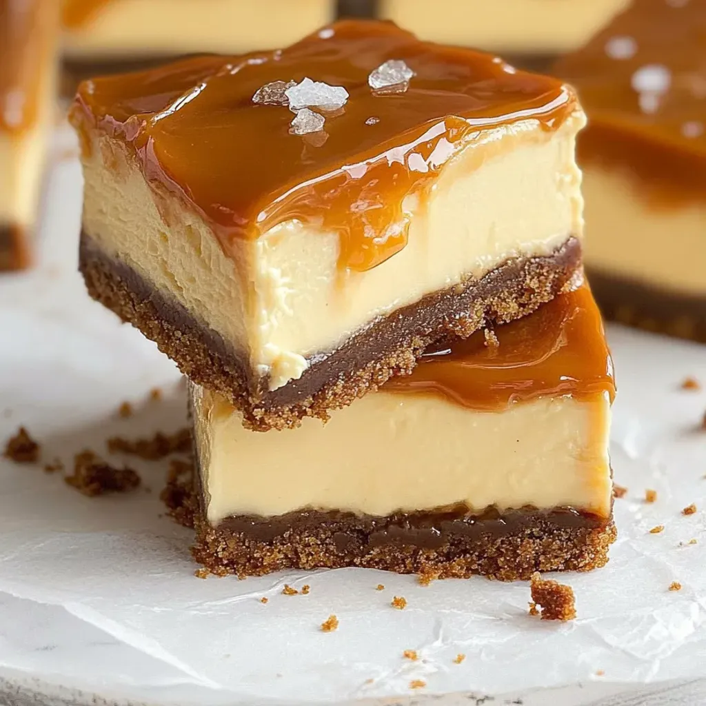 Decadent Dulce de Leche Cheesecake Bars