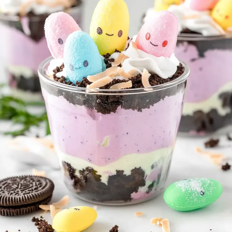 Decadent Easter Oreo Dirt Cups