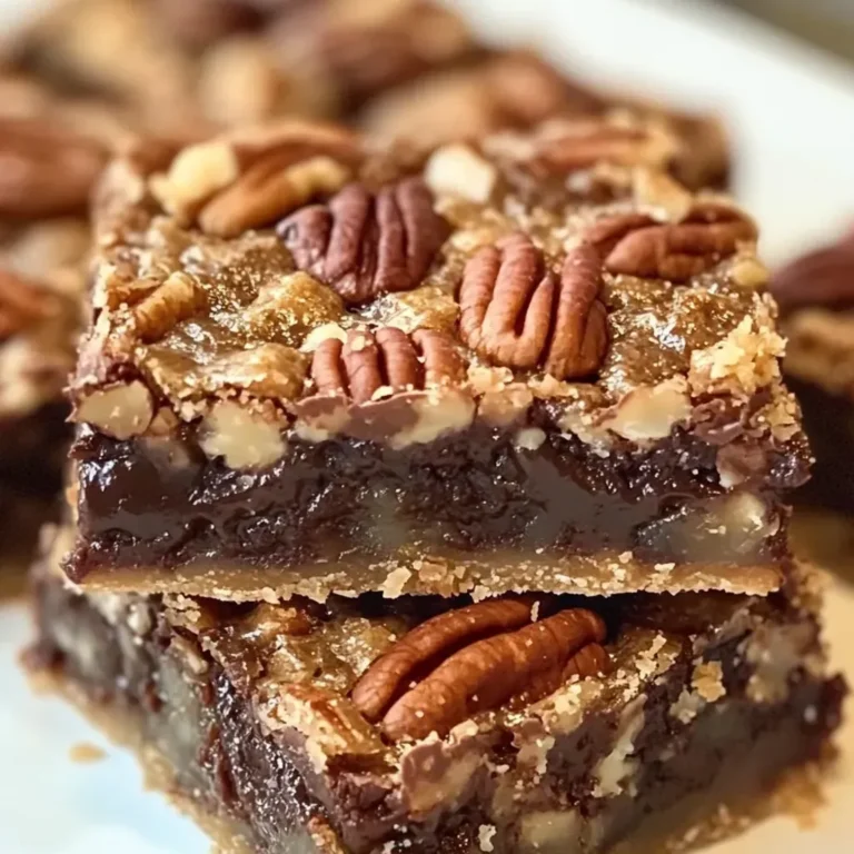 Decadent German Chocolate Pecan Pie Bars