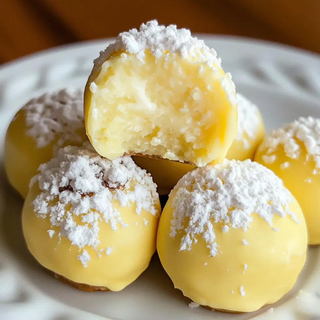 Decadent Lemon Truffle Recipe