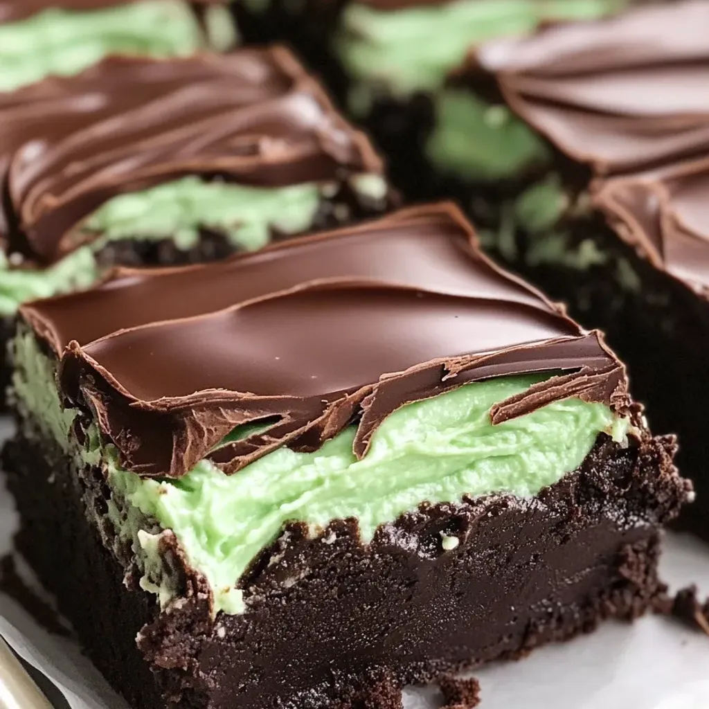 Decadent Mint Chocolate Brownies Recipe
