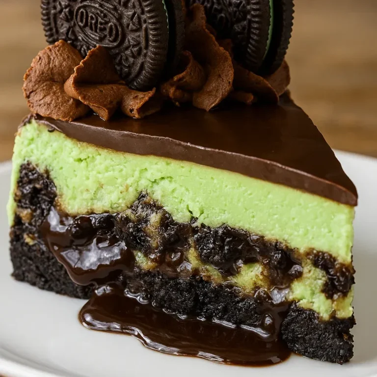 Decadent Mint Oreo Cheesecake Recipe
