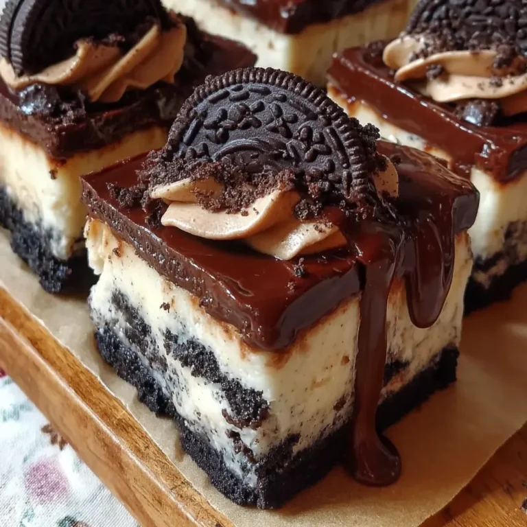 Decadent No-Bake Oreo Cheesecake Bars Recipe