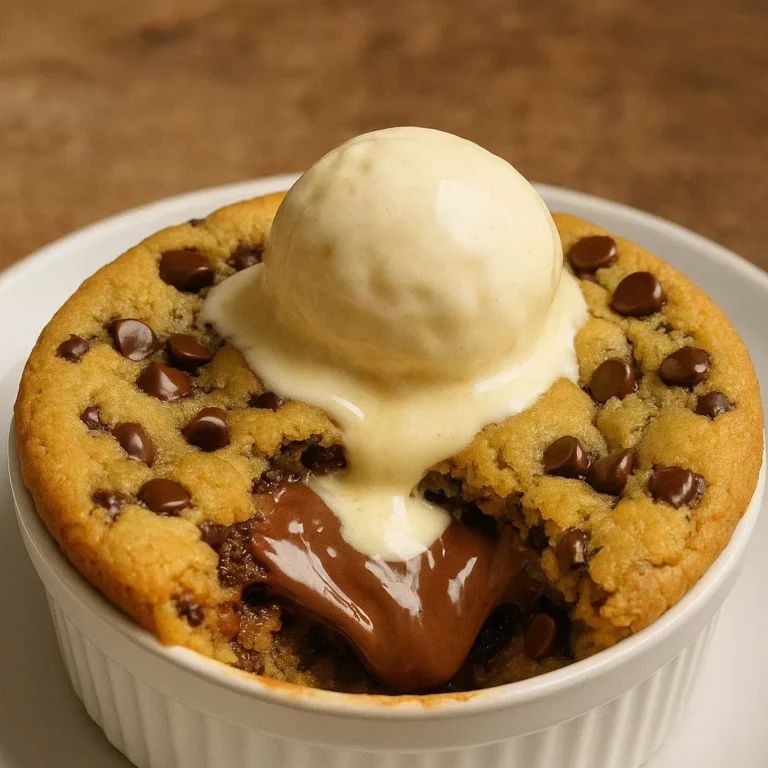 Decadent Nutella Deep Dish Cookie Pie Recipe