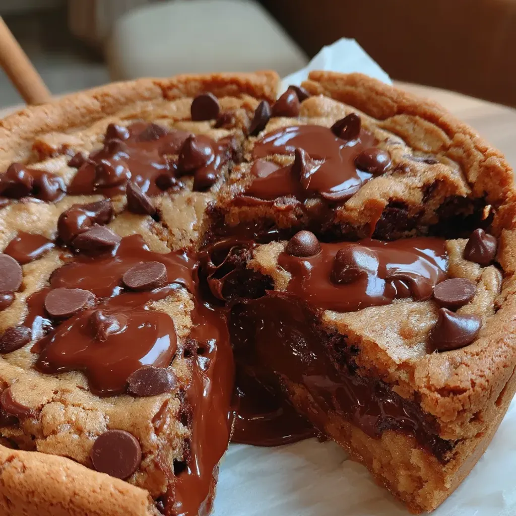 Decadent Nutella-Stuffed Cookie Pie Recipe