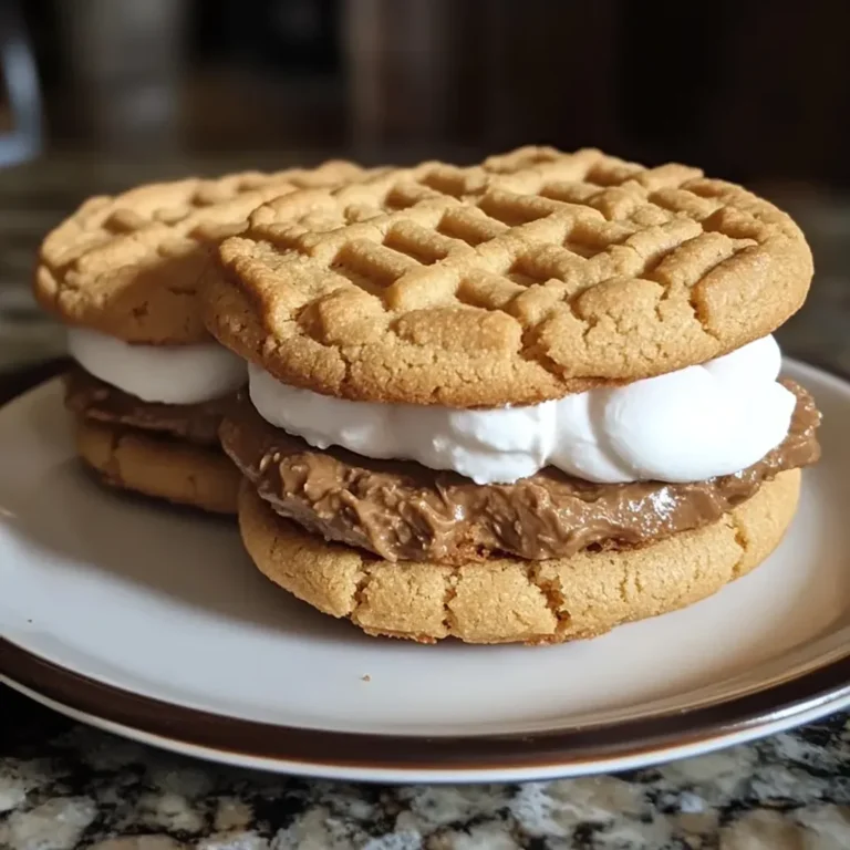 Decadent Peanut Butter S'mores Sandwich Cookie Recipe