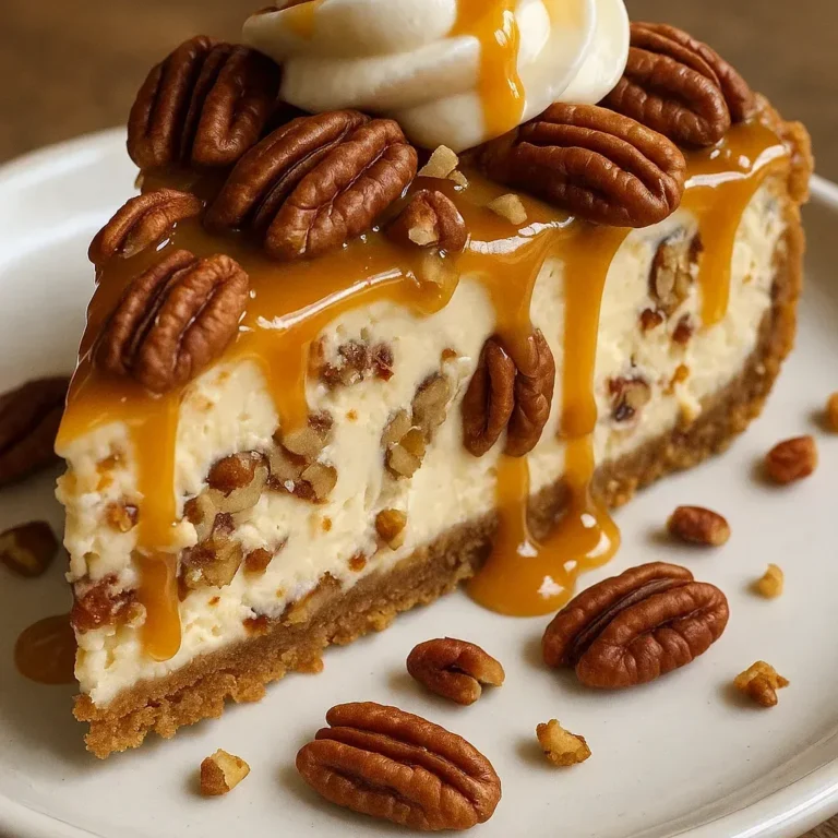 Decadent Pecan Caramel Cheesecake Recipe