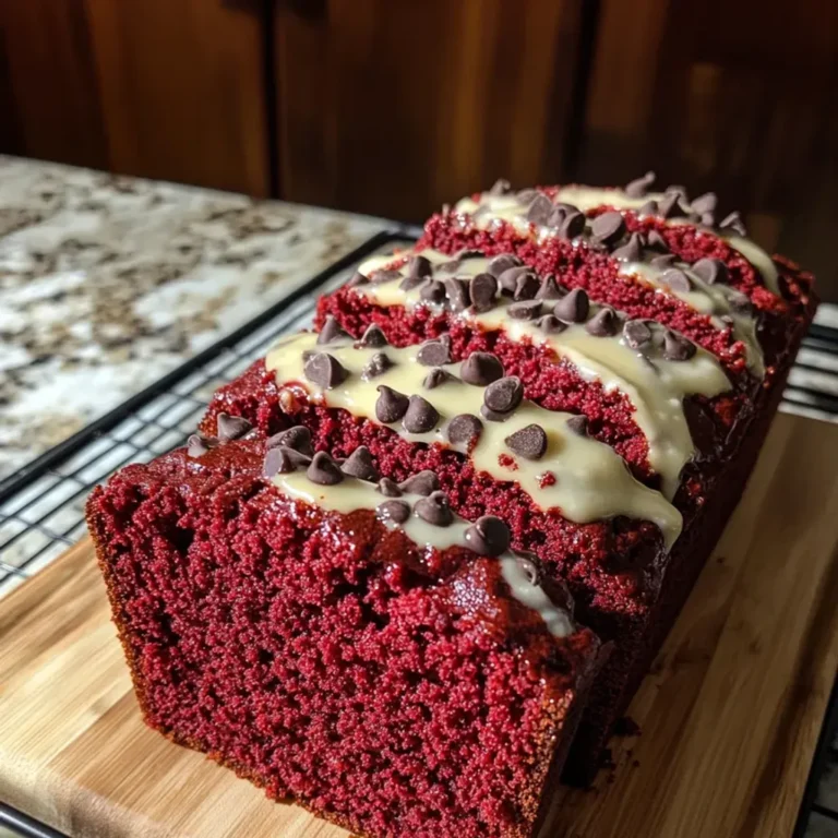 Decadent Red Velvet Banana Bread Recipe