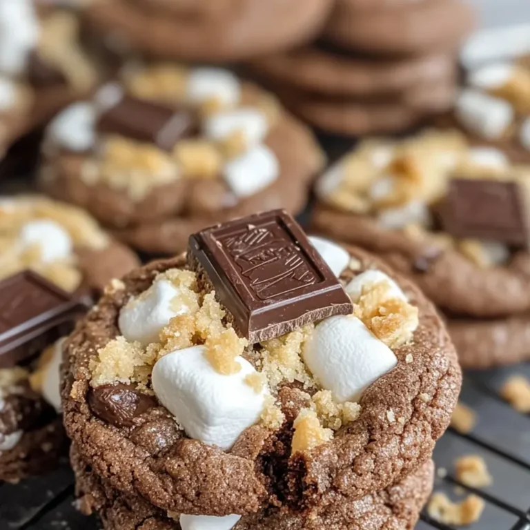 Decadent S'mores Cookies with Hershey's Chocolate