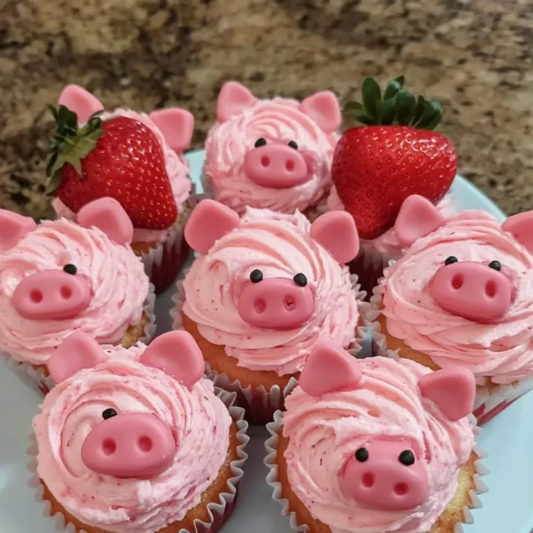 Decadent Strawberry Bacon Cupcakes