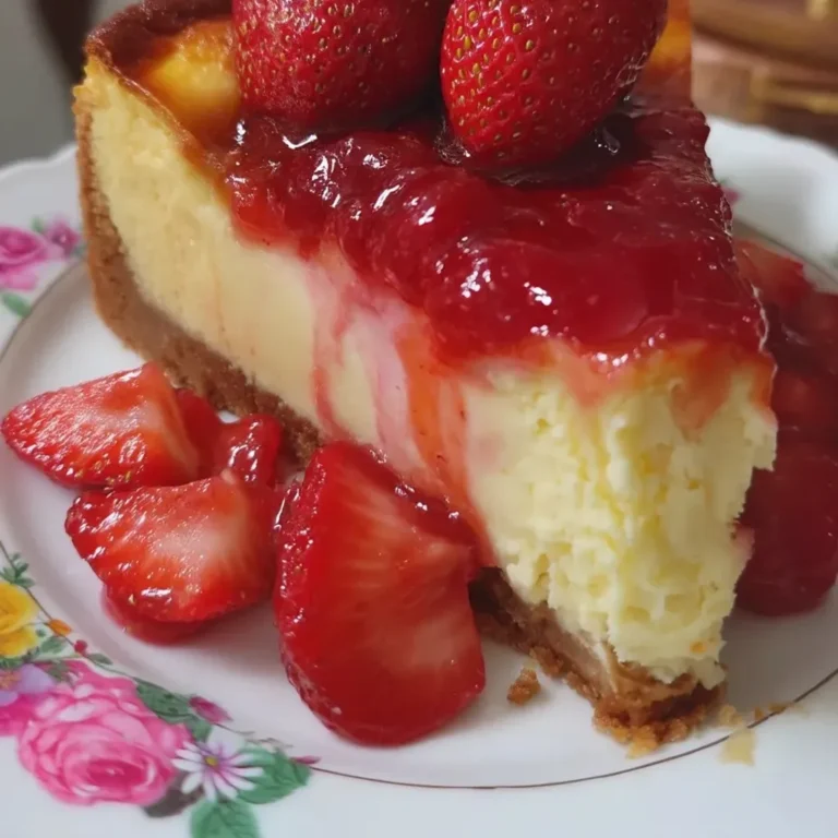 Decadent Strawberry Cheesecake Recipe