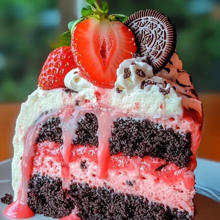 Decadent Strawberry Oreo Cake Recipe