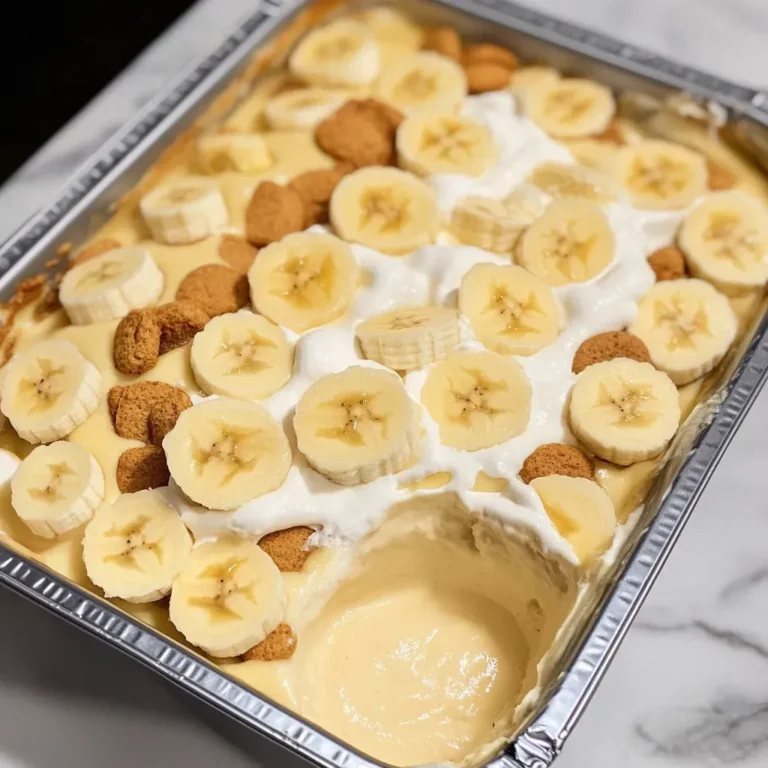 Delicious and Creamy Homemade Banana Pudding