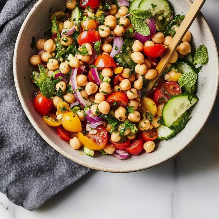 Delicious and Nutritious Chickpea Salad Recipe