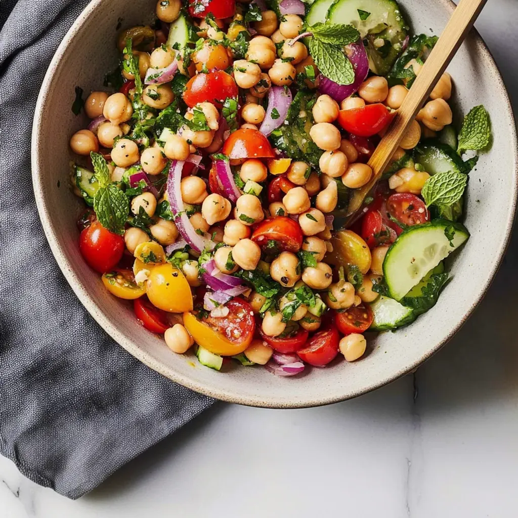 Delicious and Nutritious Chickpea Salad Recipe