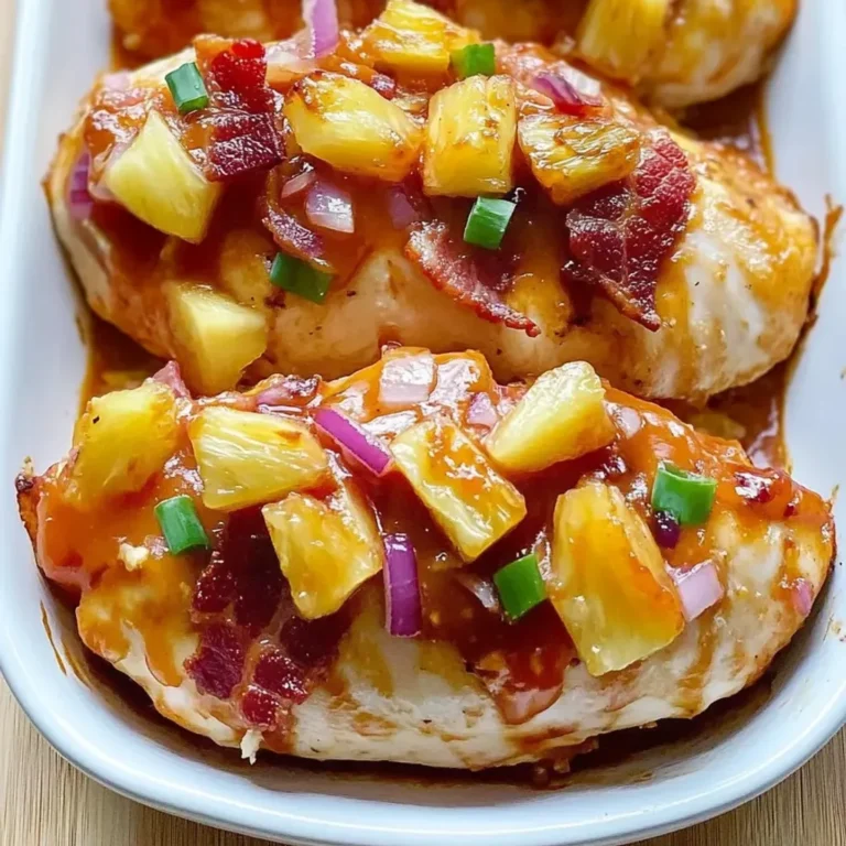 Delicious Bacon Pineapple BBQ Chicken Recipe