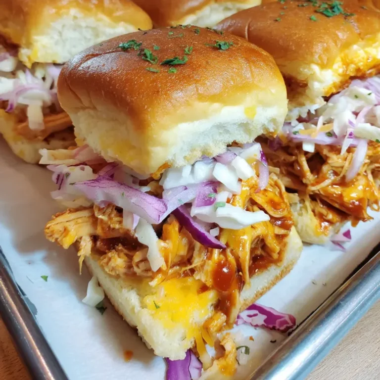 Delicious BBQ Chicken Sliders Recipe