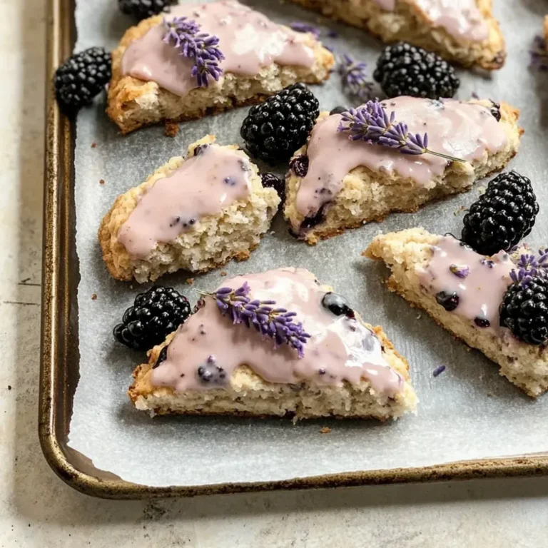 Delicious Blackberry Lavender Scones Recipe