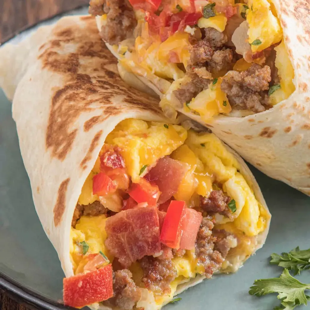 Delicious Breakfast Egg Burritos Recipe