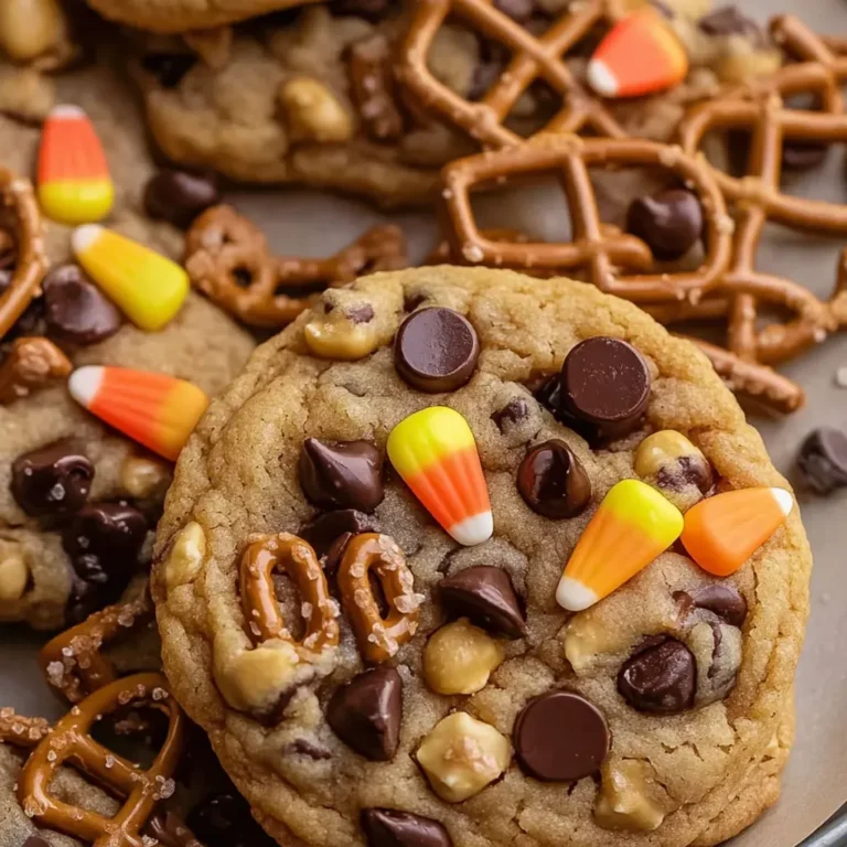 Delicious Candy Corn Trail Mix Cookie Recipe