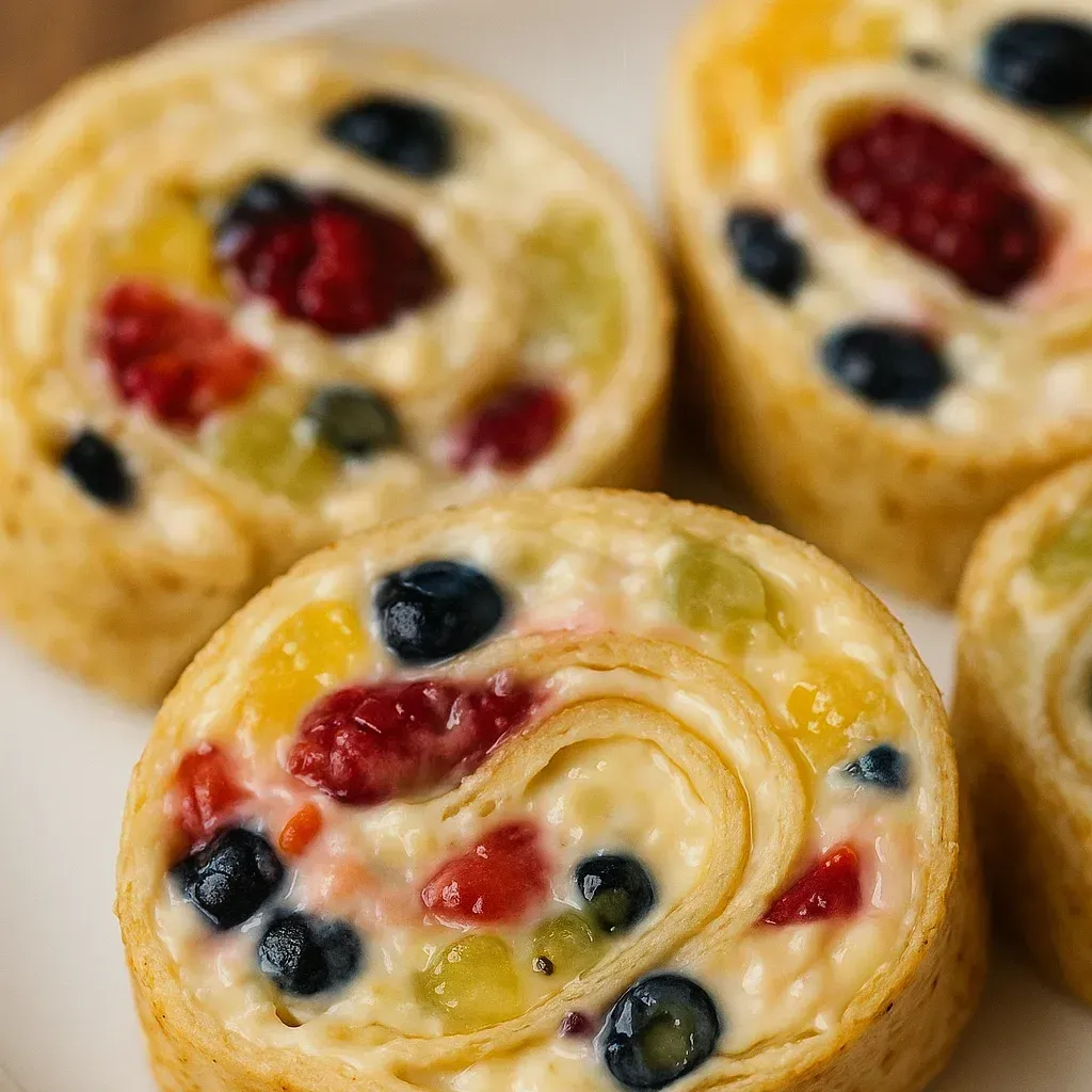 Delicious Cheesecake Fruit Roll Ups Recipe