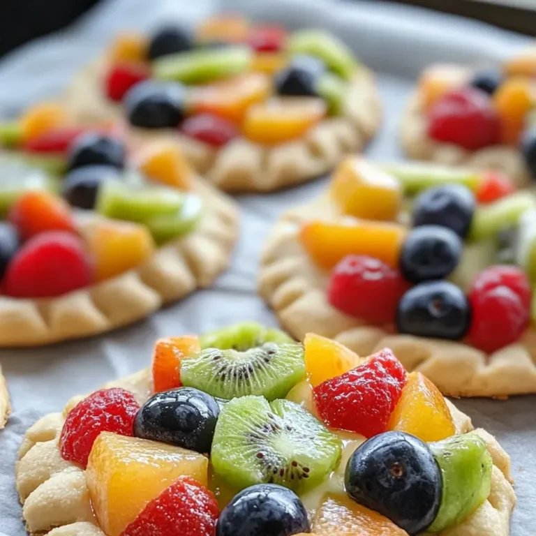Delicious Fruit Pizza Cookie Recipe