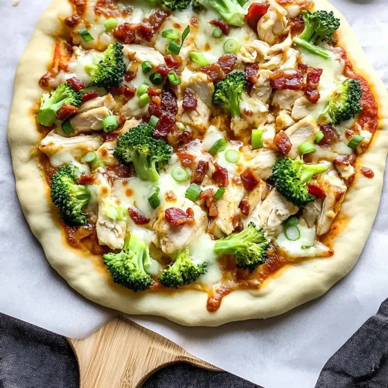 Delicious Homemade Teriyaki Chicken Pizza