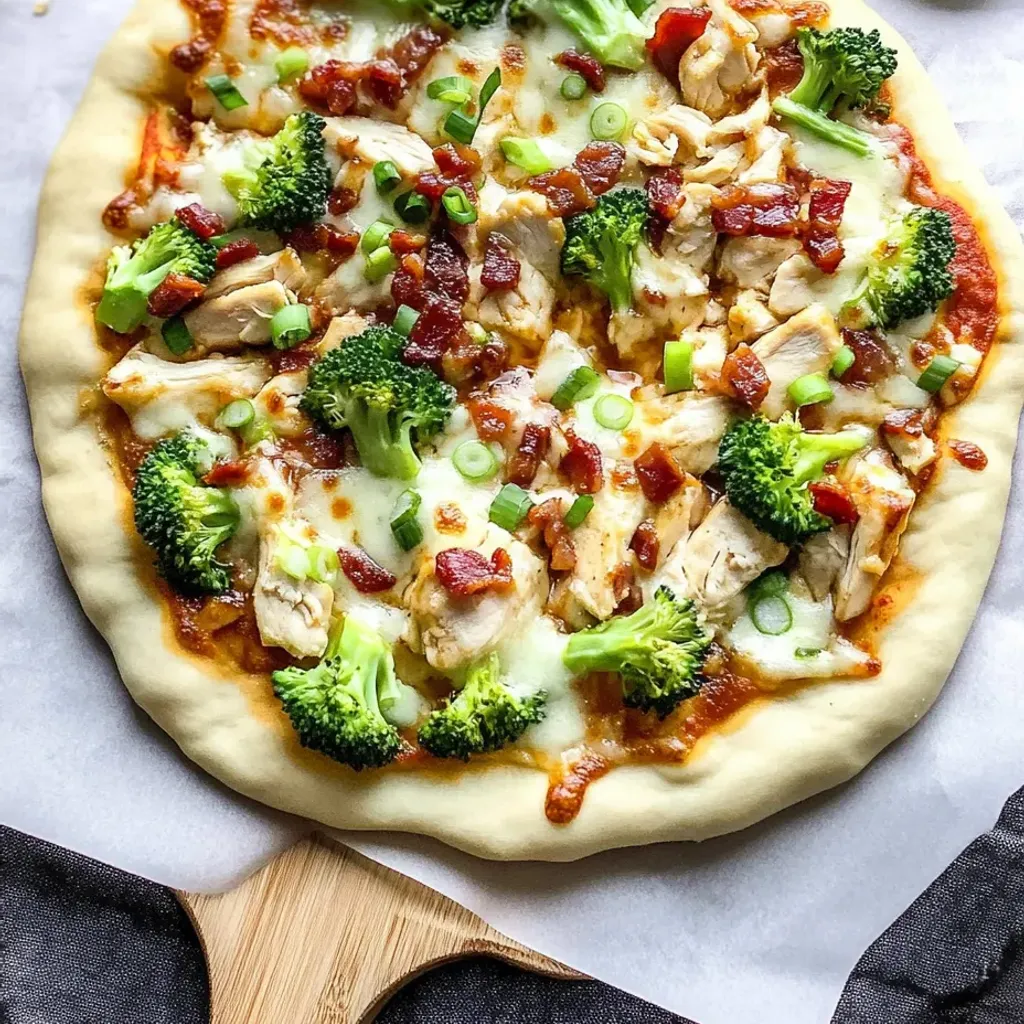 Delicious Homemade Teriyaki Chicken Pizza