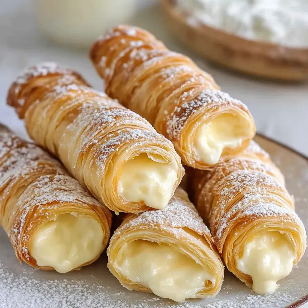 Delicious Italian Cream Cannoncini Recipe