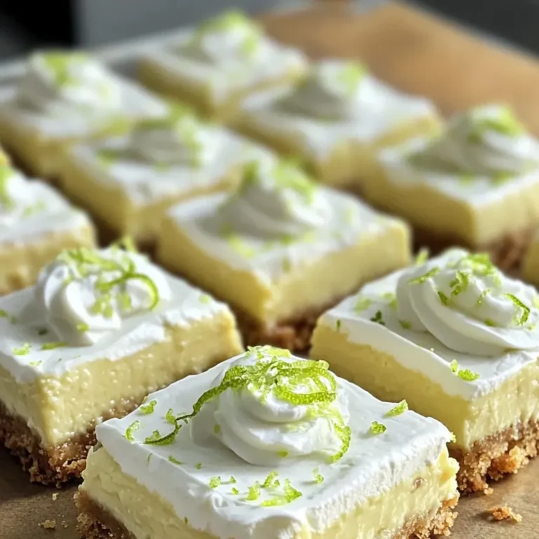 Delicious Key Lime Bars Recipe